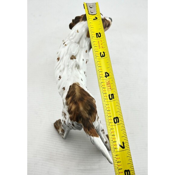 C. Martinu ENGLISH IRISH Red & White SETTER Hunting Dog Porcelain Figurine SPAIN - Picture 12 of 13